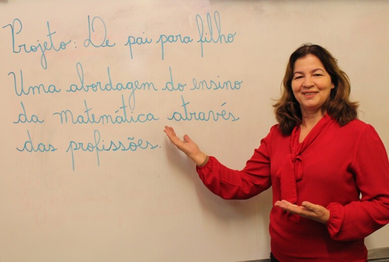 Professora Ivonete de Naviraí já está em São Paulo para cerimônia do Prêmio Educador Nota Dez 2018