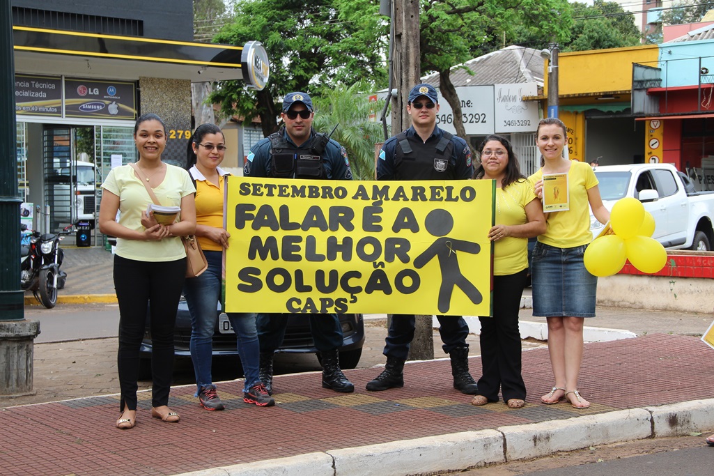 Setembro Amarelo teve encerramento dia 28 sexta-feira com Blitz Educativa