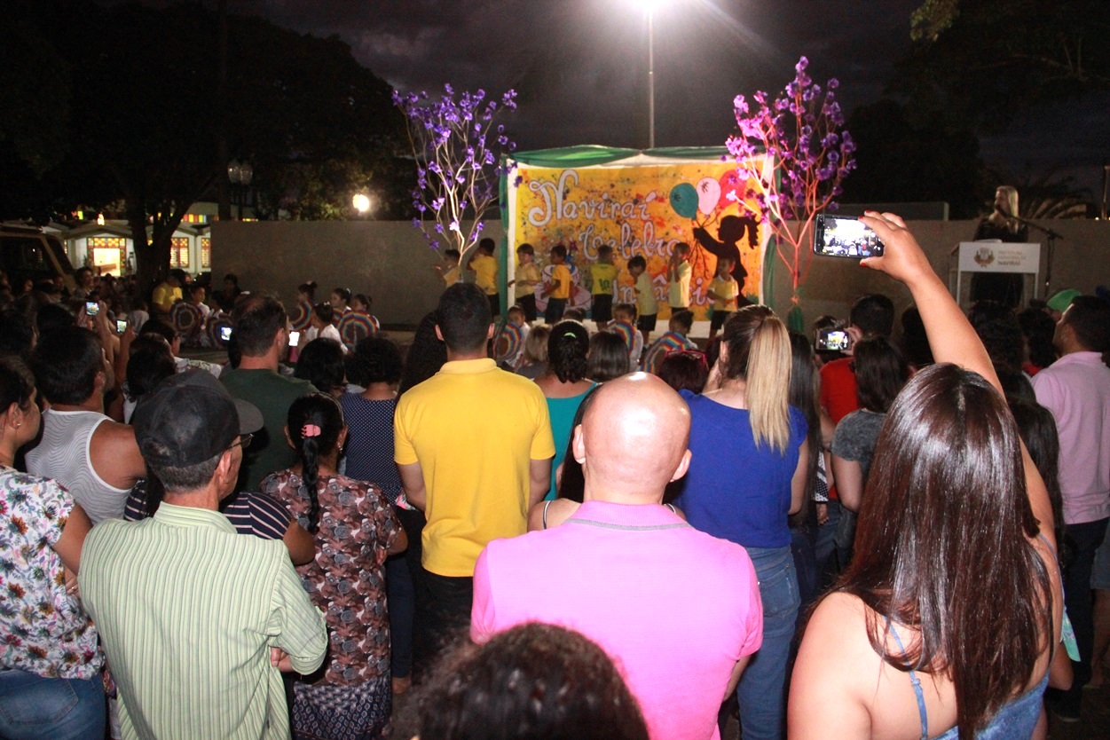 Educação infantil comemorou o aniversário da cidade com o Naviraí Celebra a Infância