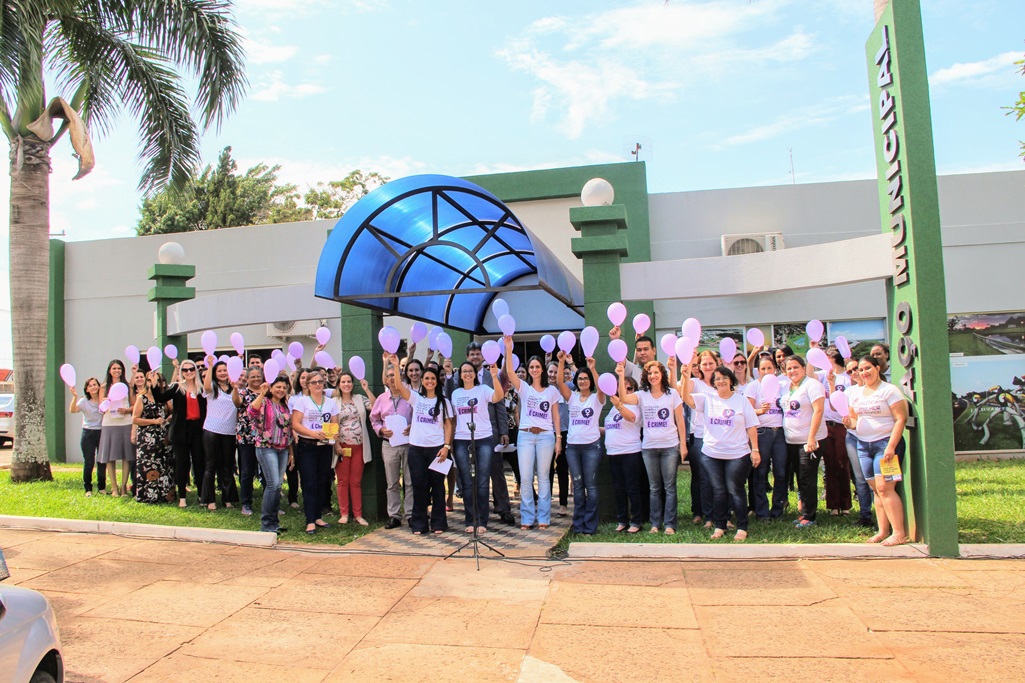 Cerimônia em frente à Prefeitura de Naviraí marcou o encerramento da Campanha do Ativismo