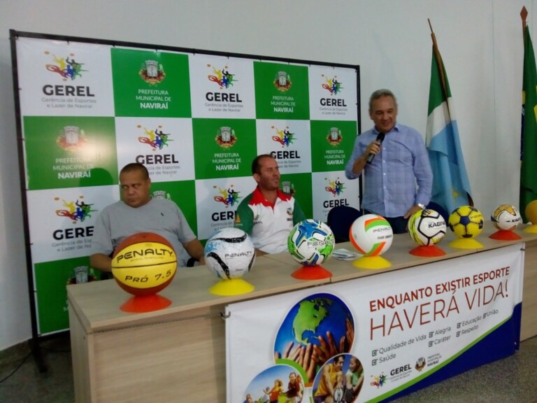 Gerência de Esportes de Naviraí lança Calendário Esportivo 2019
