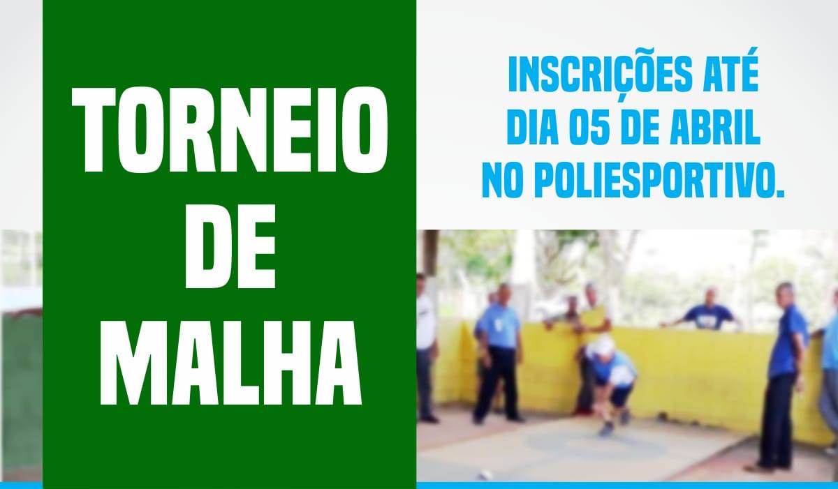 GEREL realiza Torneio de Malha neste domingo