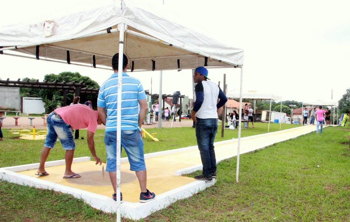 Gerel da largada no primeiro Torneio de Malha de Naviraí