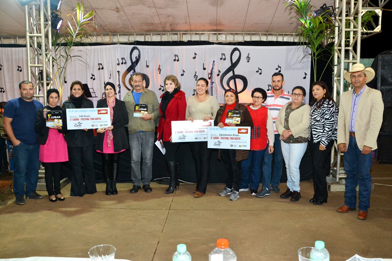 Fundação Cultural entrega premiação aos vencedores do II Festival Tira Gosto