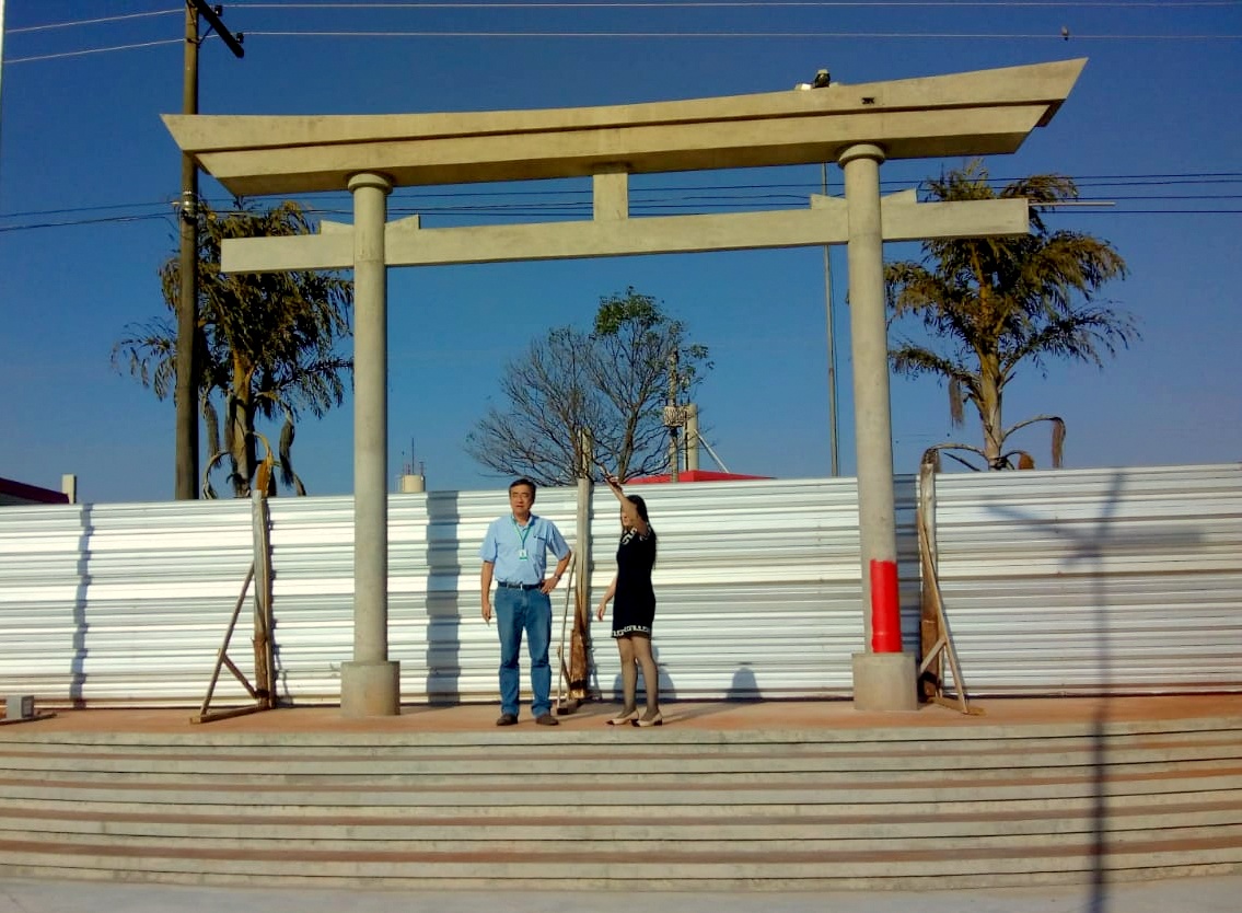 Prefeitura de Naviraí em parceria com a Copasul inaugura no sábado praça em Homenagem ao senhor Sakae Kamitani