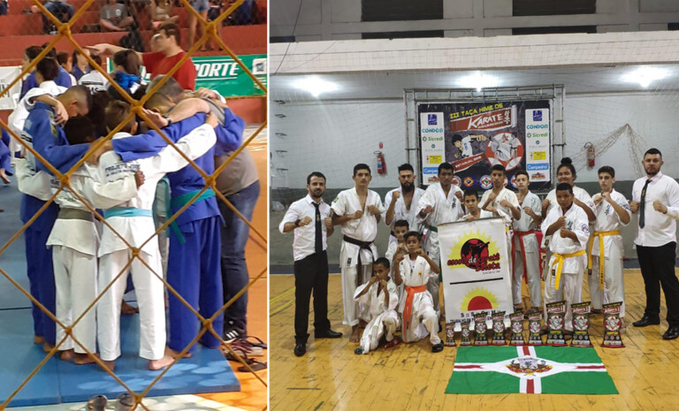 Equipes de Judô e Karatê representaram Naviraí em competições dentro e fora do estado
