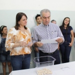 Foto: Governador Reinaldo Azambuja faz doação a APAE de Naviraí, 2019 - André Almeida/Assessoria de Imprensa