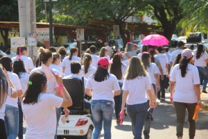 Foto: Navirai realiza a Caminhada “Celebre a Vida pela Conscientização à Prevenção ao Câncer de Mama e Uterino”, 2019 - André Almeida/Assessoria de Imprensa