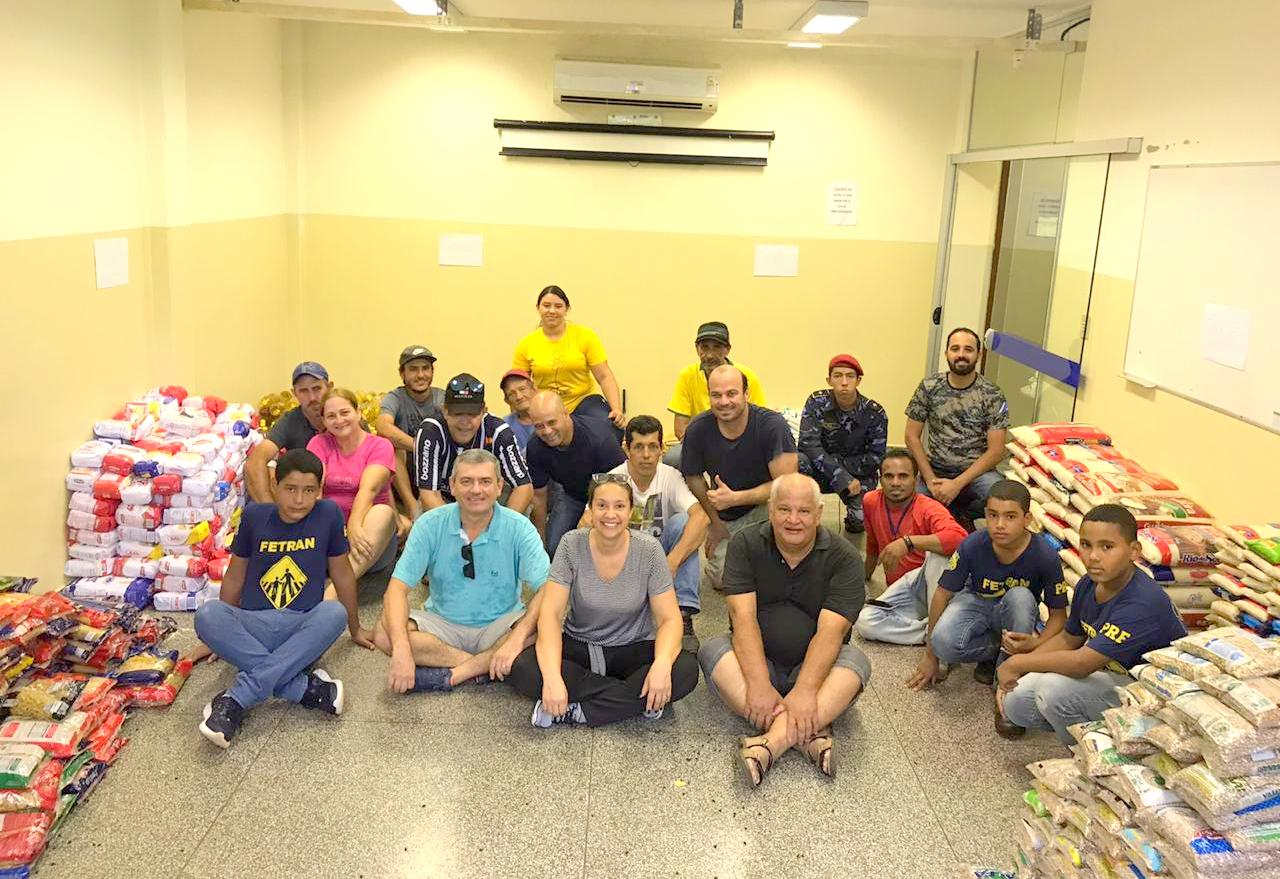 Exponavi 2019 além de ter entrada gratuita arrecadou mais de dois mil quilos de alimentos