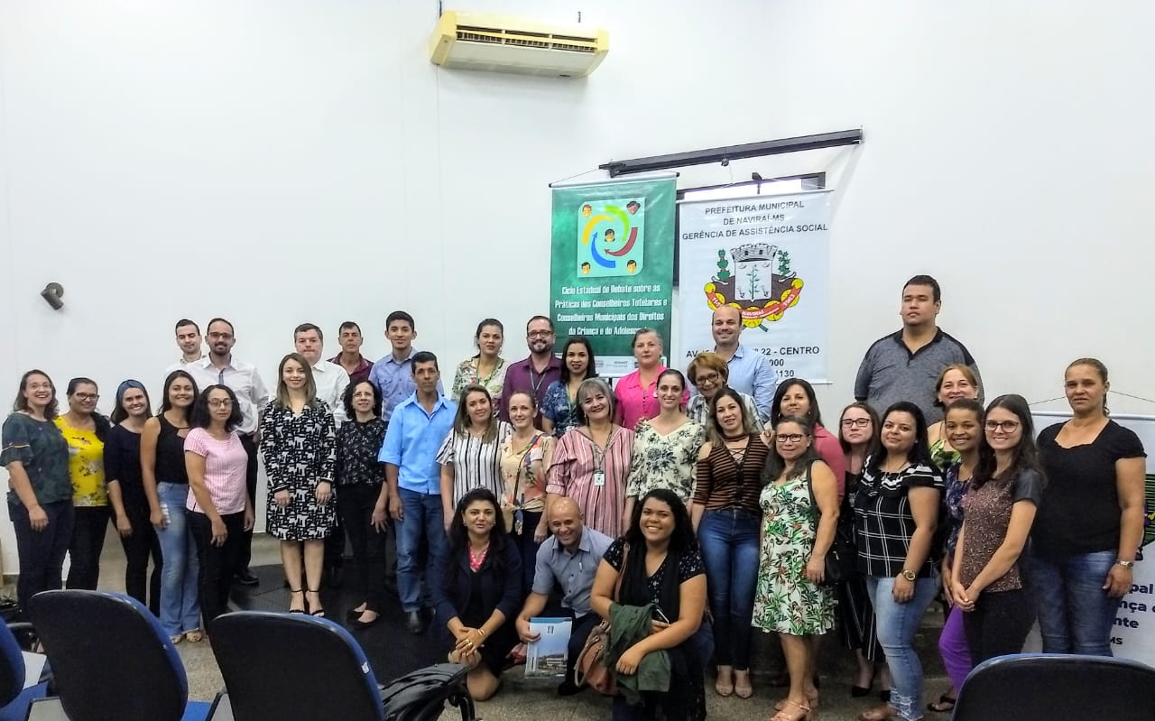 II Ciclo estadual de debates com Conselheiros Tutelares e do CMDCA é realizado em Naviraí