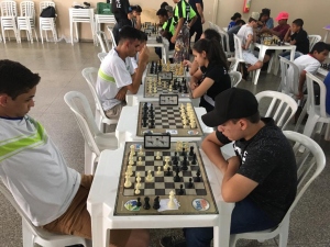 Foto: Competição de Xadrez foi sucesso na última ultima segunda-feira (02), 2019 - André Almeida/Assessoria de Imprensa