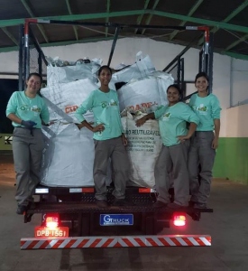 Imagem: A Recicleiros com apoio da Prefeitura realizou a 1ª Gincana Escola Recicleira, 2020 - Assessoria de Imprensa