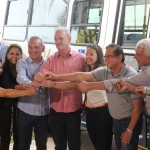 Imagem: Geraldo Resende veio entregar oficialmente micro ônibus e garantiu a Hemodiálise, 2020 - Assessoria de Imprensa