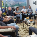 Imagem: Prefeito Izauri, técnicos da Itaipu e dirigentes do Consórcio Conisul visitam estradas rurais, 2020 - Assessoria de Imprensa