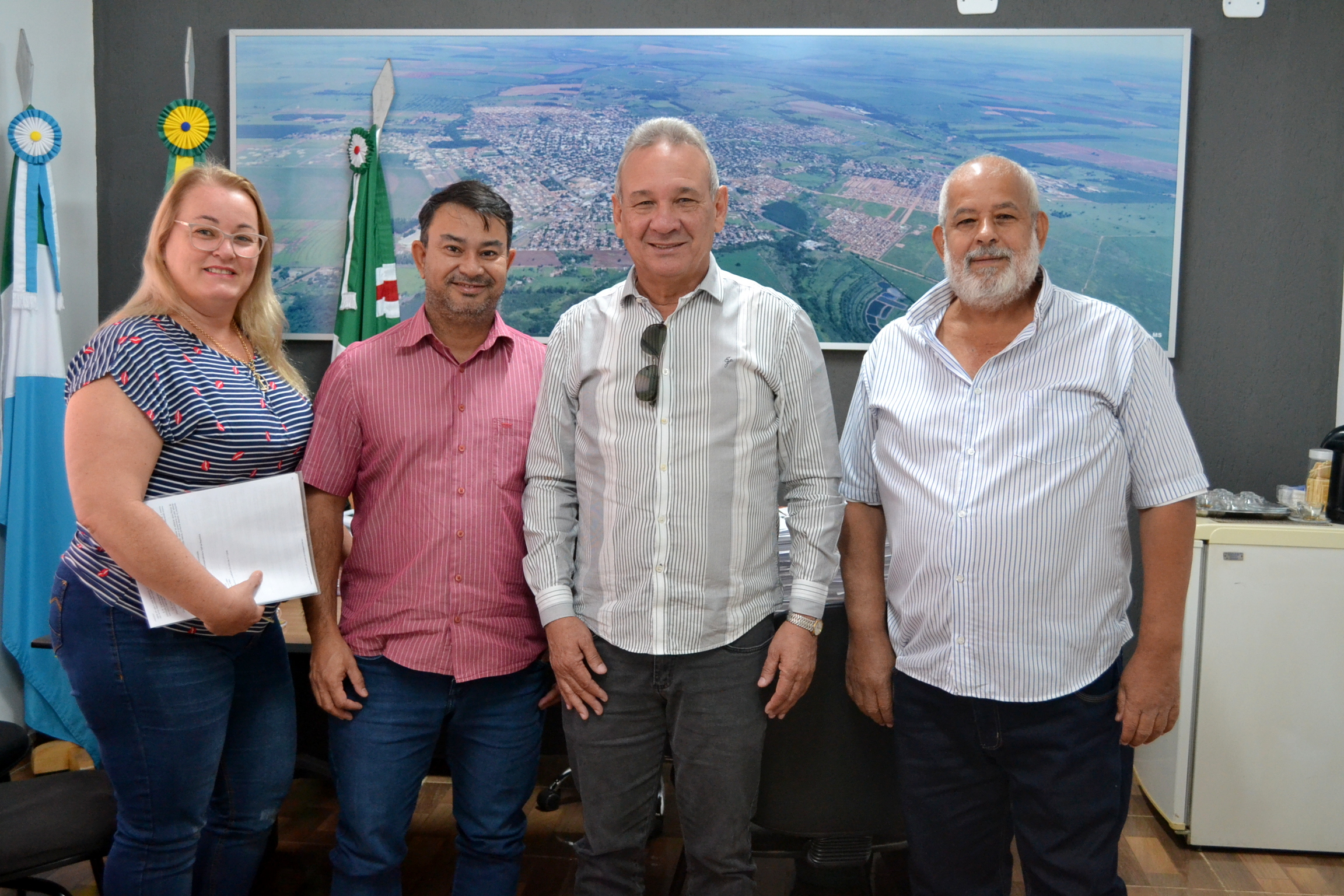 Prefeito recebe em audiência diretores do Simted de Naviraí