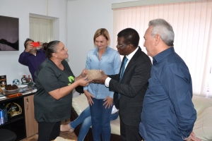 Cônsul da Costa do Marfim visita Prefeitura de Naviraí. Foto: André Almeida, Assessoria de Imprensa