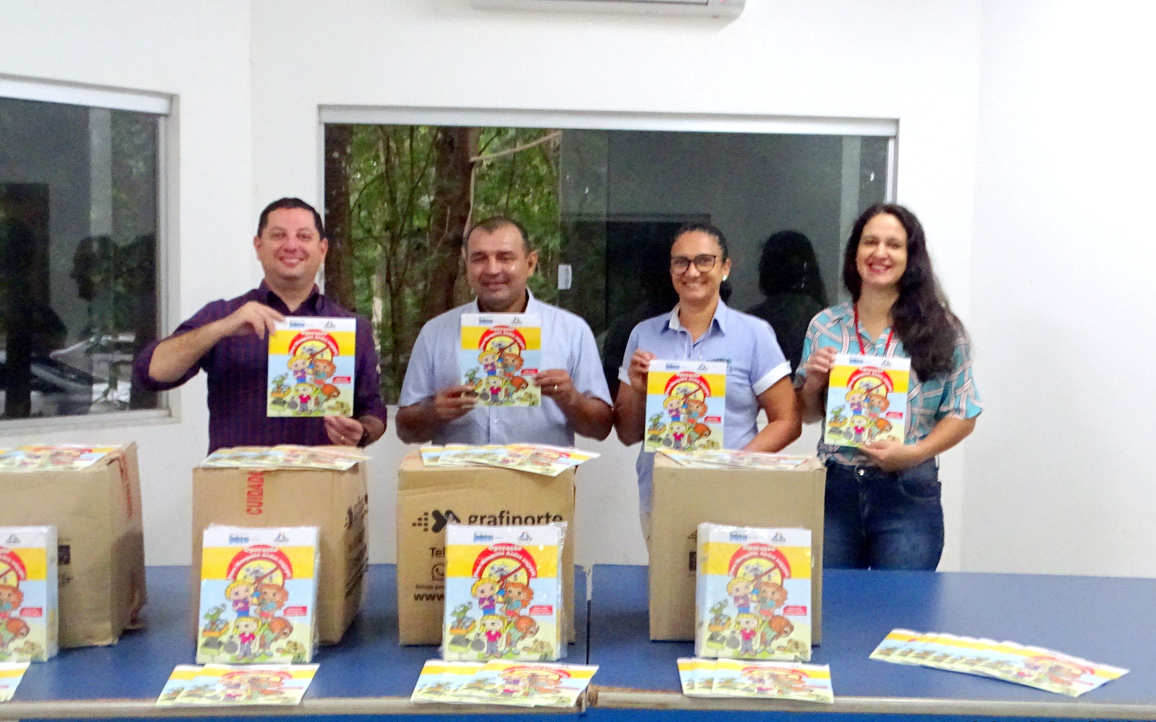 Alunos da Rede Municipal de ensino vão receber 2875 cartilhas de orientação ao combate do Mosquito transmissor da Dengue