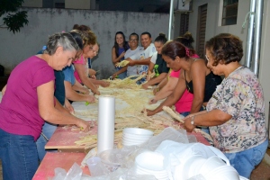 Imagem: Cultura de Naviraí começou um curso de artesanato do bagaço da cana, 2020 - Assessoria de Imprensa