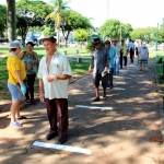 Imagem: Prefeitura de Naviraí instalou 2 pontos de vacinação na Praça para idosos acima de 80 anos, 2020 - Assessoria de Imprensa