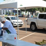Imagem: Prefeitura de Naviraí instalou 2 pontos de vacinação na Praça para idosos acima de 80 anos, 2020 - Assessoria de Imprensa
