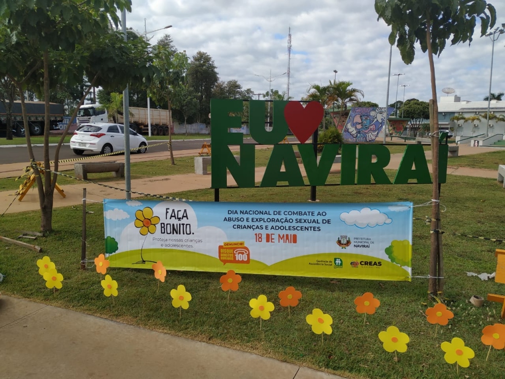 Imagem: Combate ao abuso e a exploração sexual de crianças e adolescentes é comemorado em Naviraí nos seus 20 anos de existência, 2020 - Assessoria de Imprensa