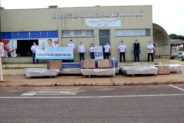 JBS faz doações cama hospitalar para o Hospital Municipal de Naviraí