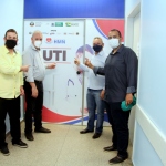 Imagem: Prefeito Izauri e Geraldo Resende inauguram os leitos de UTI em Naviraí, 2020 - Assessoria de Imprensa