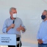 Imagem: Prefeito Izauri e Geraldo Resende inauguram os leitos de UTI em Naviraí, 2020 - Assessoria de Imprensa