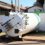 Imagem: Hospital Municipal de Naviraí recebeu tanque de oxigênio para o funcionamento das UTIs e centro cirúrgico, 2020 - Assessoria de Imprensa