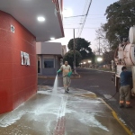 Imagem: Prefeitura Naviraí realizou a 14ª etapa de higienização contra o Covid, 2020 - Assessoria de Imprensa