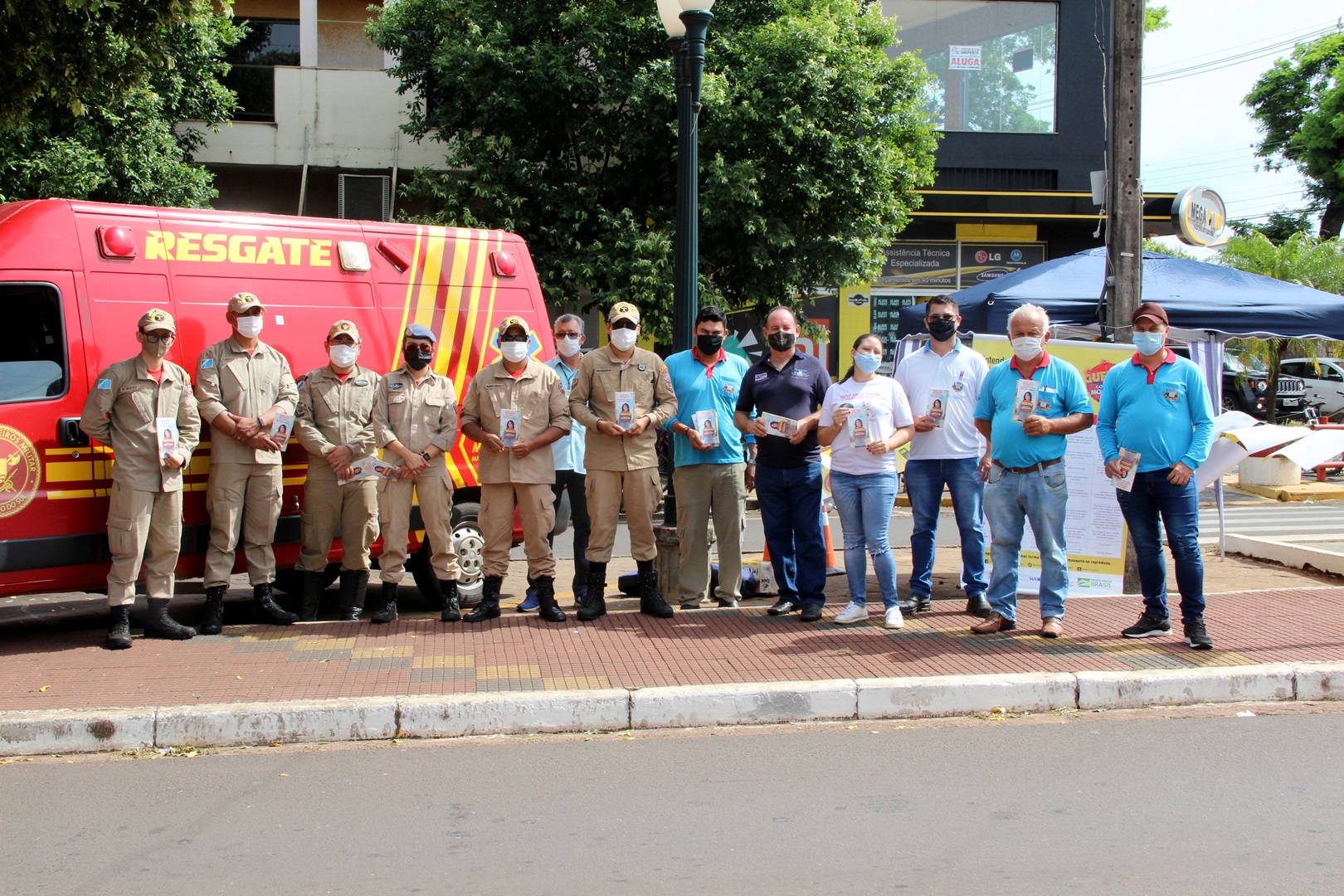 Campanha de conscientização no combate ao mosquito da dengue é desenvolvida em Naviraí