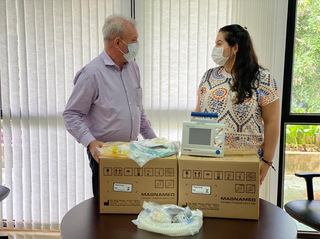 Estado atende reivindicação de Rhaiza Matos e destina ventiladores para Naviraí