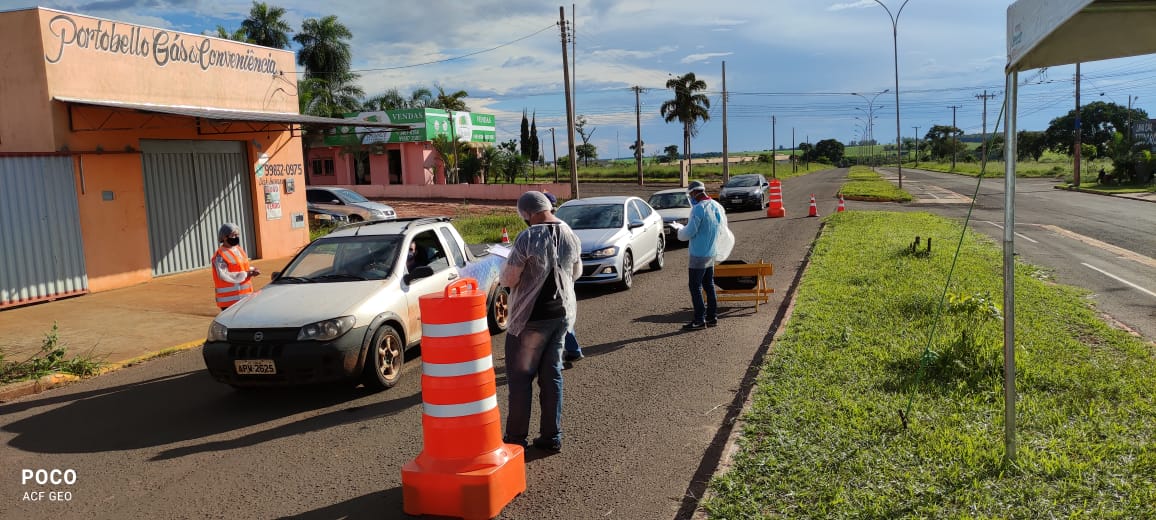 Barreiras sanitárias abordam 9,2 mil pessoas em final de semana em Naviraí
