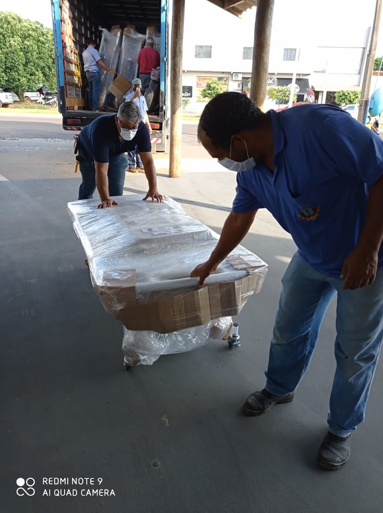 Imagem: Usina Rio Amambai, Copasul e Rotary doam materiais ao Hospital Municipal de Naviraí, 2021 - Assessoria de Imprensa