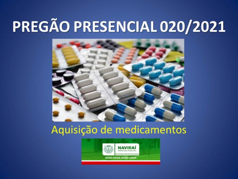 Prefeitura de Naviraí licitará a compra de R$ 16,6 milhões em medicamentos