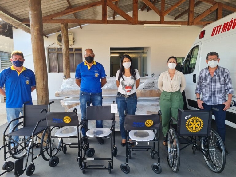 Usina Rio Amambai, Copasul e Rotary doam materiais ao Hospital Municipal de Naviraí