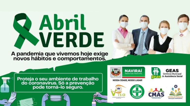 Assistência Social de Naviraí realiza a campanha “Abril Verde”
