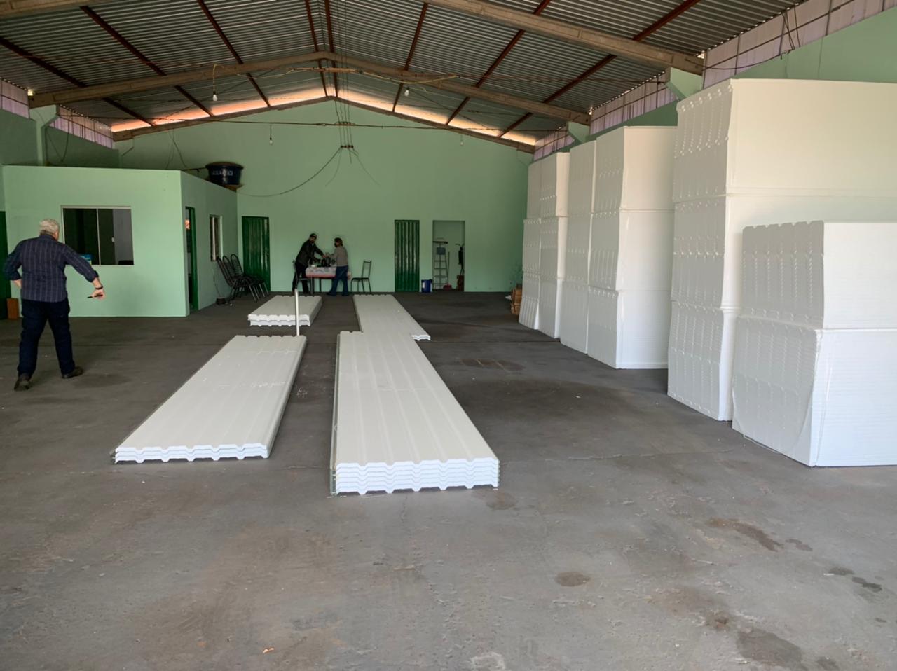 Imagem: Naviraí ganha fábrica de telhas galvanizadas termoacústicas, 2021 - Assessoria de Imprensa