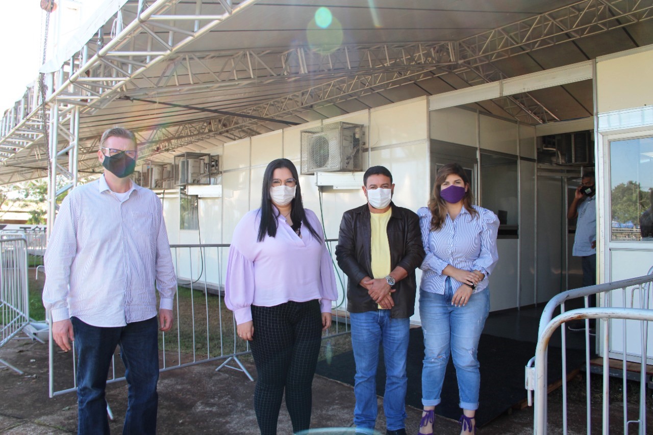 Governo de Naviraí reabre Centro de Triagem da Covid após local ser destruído por temporal