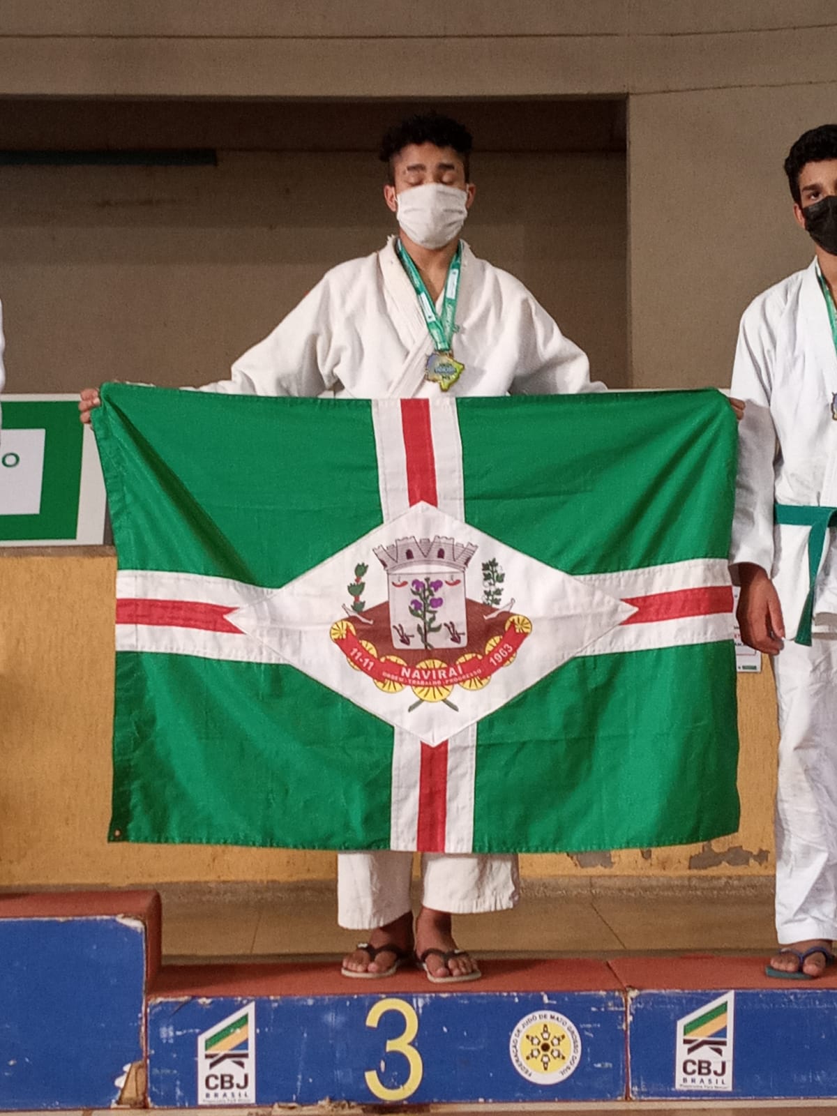 Imagem: Judô de Naviraí conquista medalhas nos Jogos Escolares da Juventude, 2021 - Assessoria de Imprensa