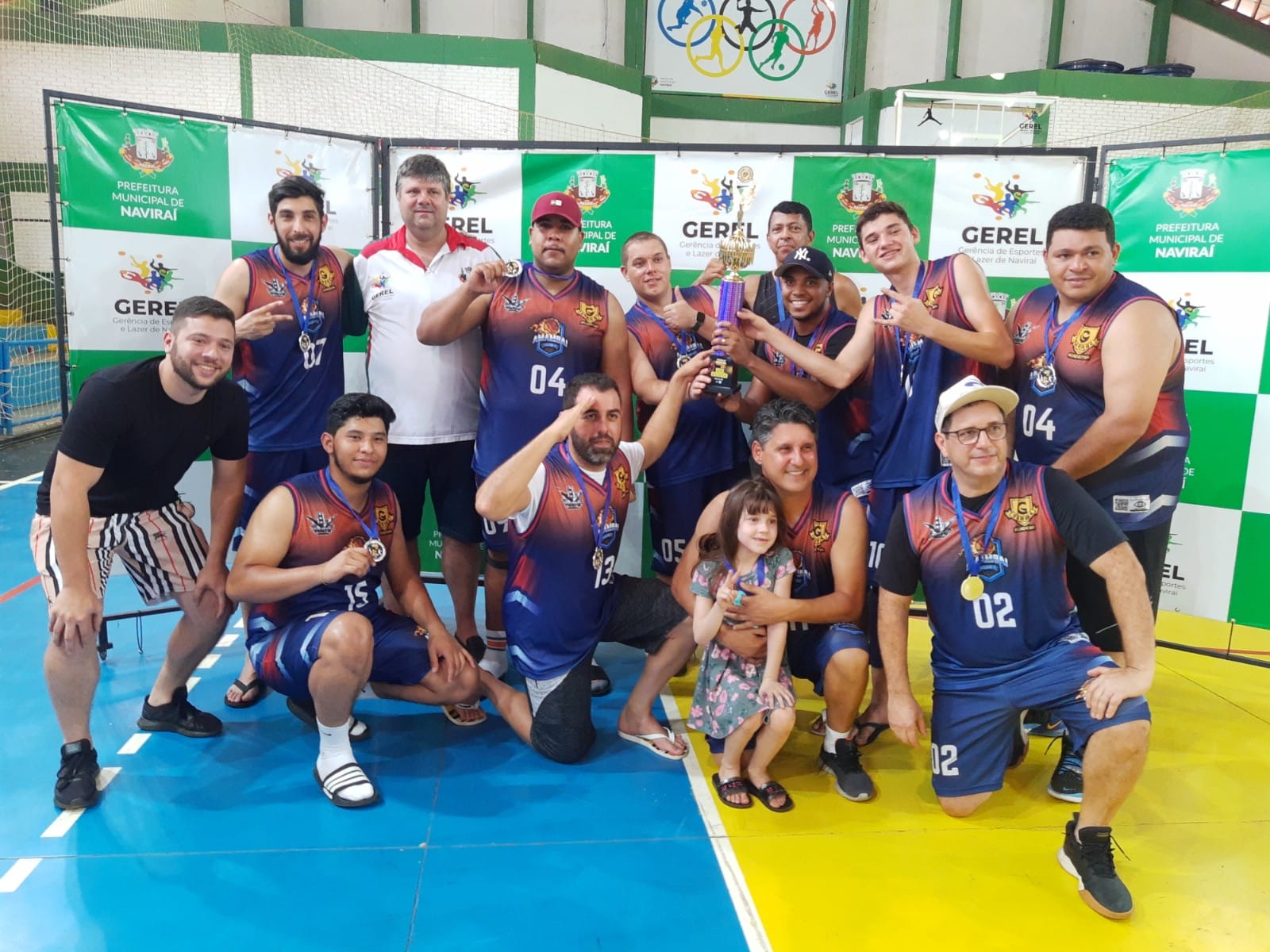 Imagem: NBCesta é o campeão do Torneio de Basquete Masculino 2021 de Naviraí, 2021 - Assessoria de Imprensa