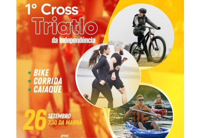 1º Cross Triatlo da Independência será domingo, 26 de setembro, em Naviraí