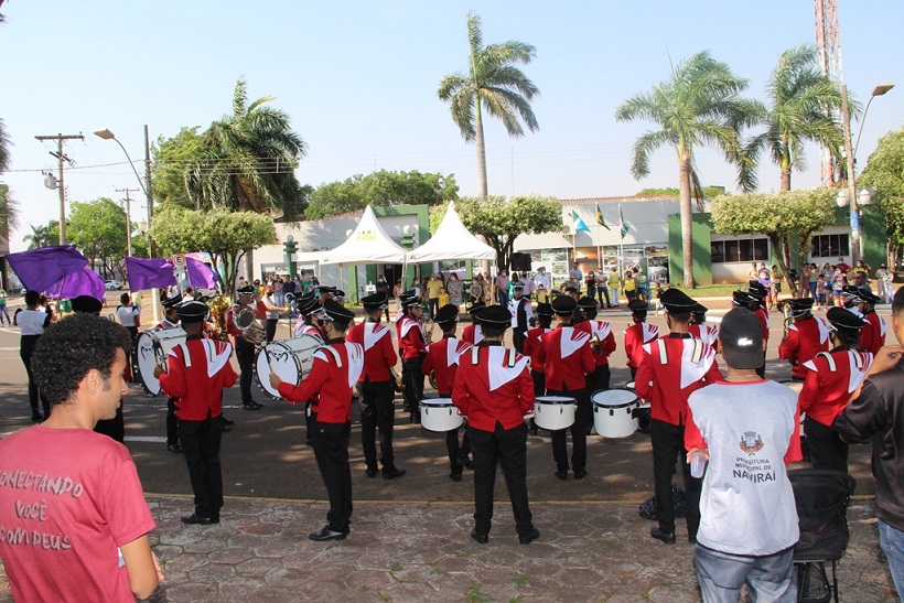 Imagem: Banda Municipal Tom Jobim foi o destaque do "7 de Setembro" em Naviraí, 2021 - Assessoria de Imprensa