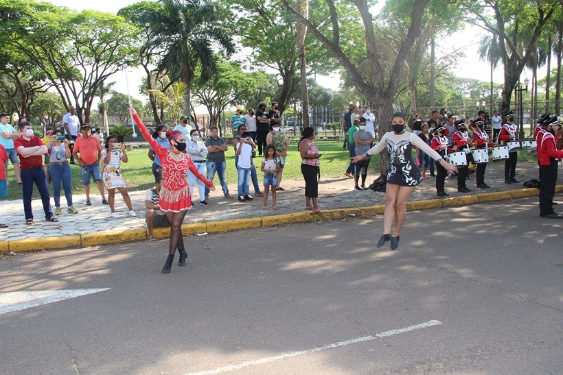 Imagem: Banda Municipal Tom Jobim foi o destaque do "7 de Setembro" em Naviraí, 2021 - Assessoria de Imprensa