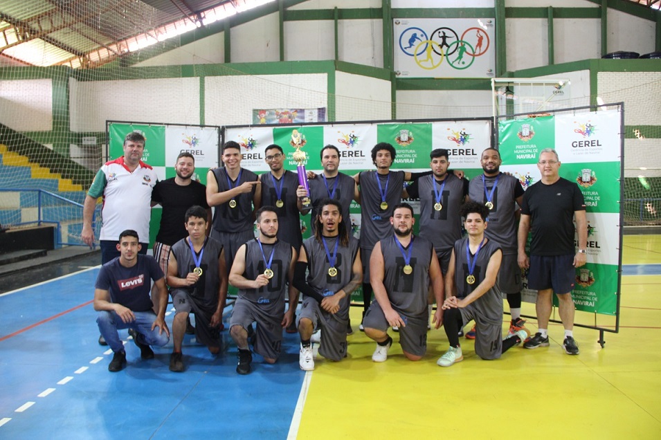 Imagem: NBCesta é o campeão do Torneio de Basquete Masculino 2021 de Naviraí, 2021 - Assessoria de Imprensa