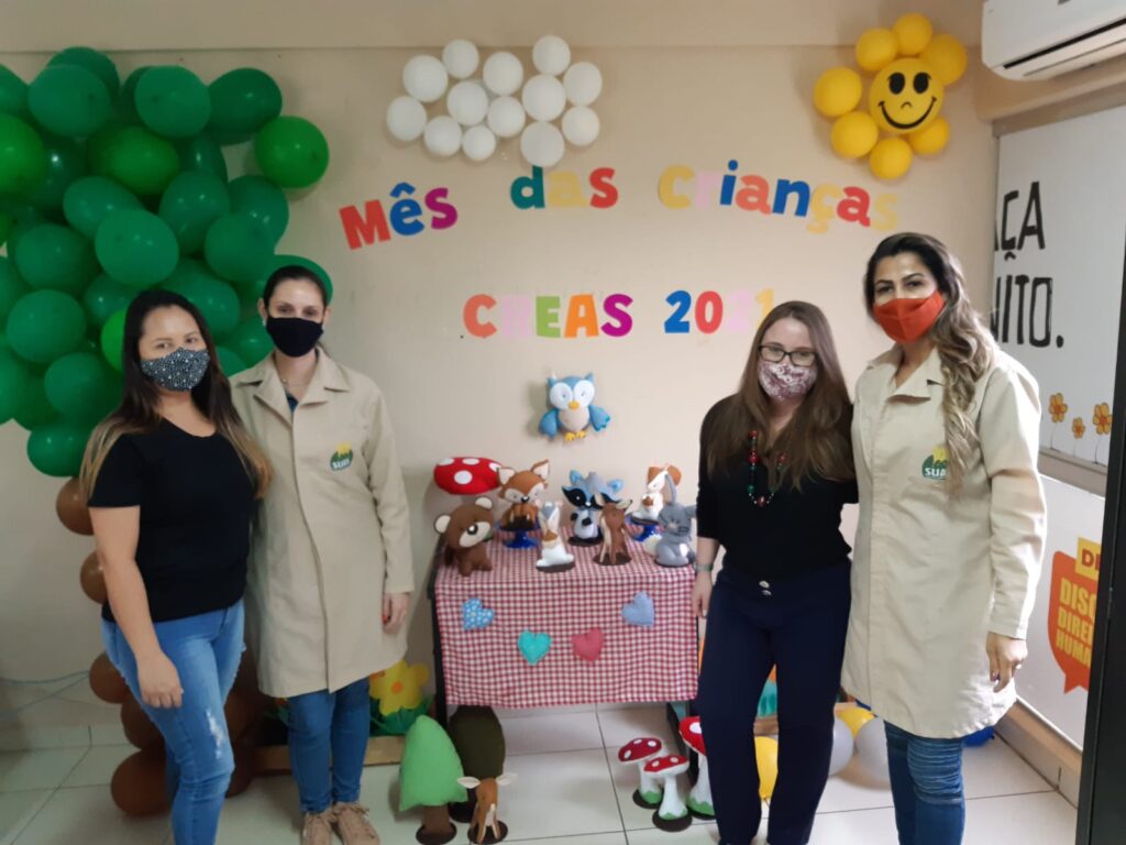 Imagem: CREAS promove comemoração do Dia das Crianças às crianças assistidas pelo Município, 2021 - Assessoria de Imprensa
