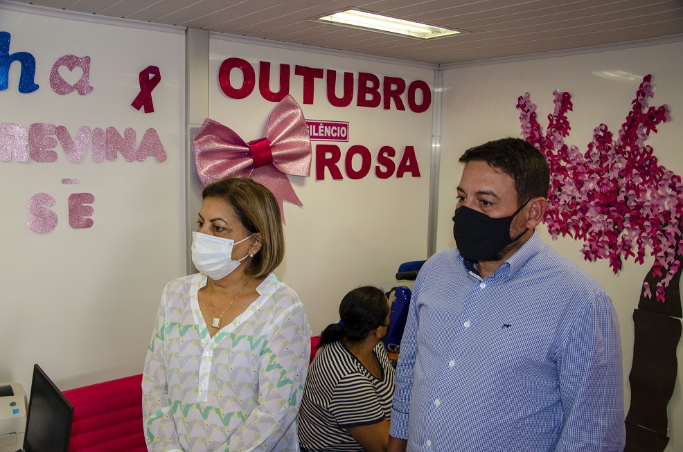 Imagem: Carreta do Hospital de Amor faz 432 exames de mamografia e preventivo em Naviraí, 2021 - Assessoria de Imprensa
