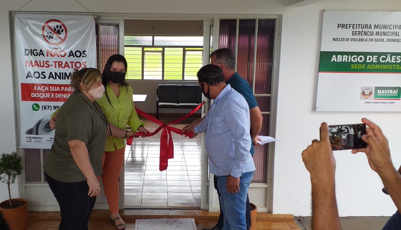 Sede Administrativa do Abrigo de Cães e Gatos é inaugurada pelo Governo de Naviraí