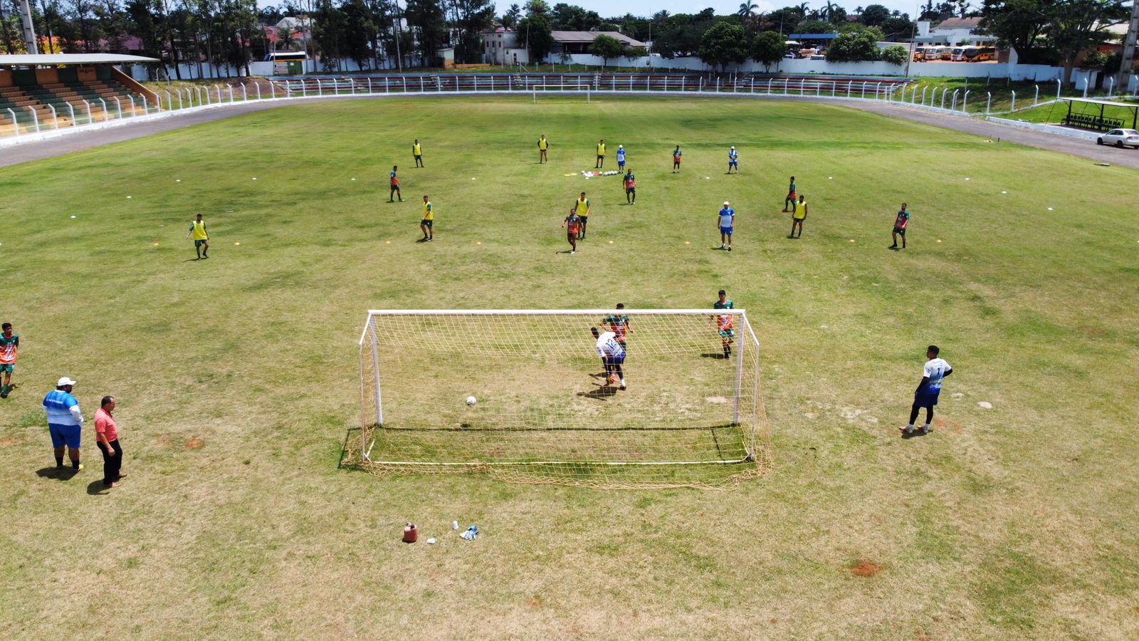 Imagem: Melhorias no estádio Virotão visando jogos do CEN, 2021 - Assessoria de Imprensa