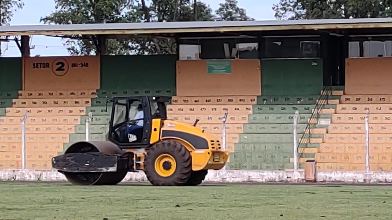 Imagem: Melhorias no estádio Virotão visando jogos do CEN, 2021 - Assessoria de Imprensa